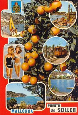 playa and oranges, port Soller
